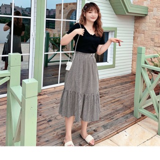 Chân Váy Vintage QC Caro Bigsize (Có Ảnh Thật)