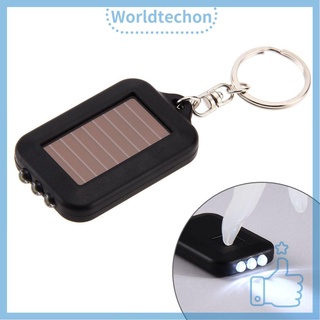 🎈Multifunctional Solar Energy 3 Light LED Electric Torch Key Chain Accessory