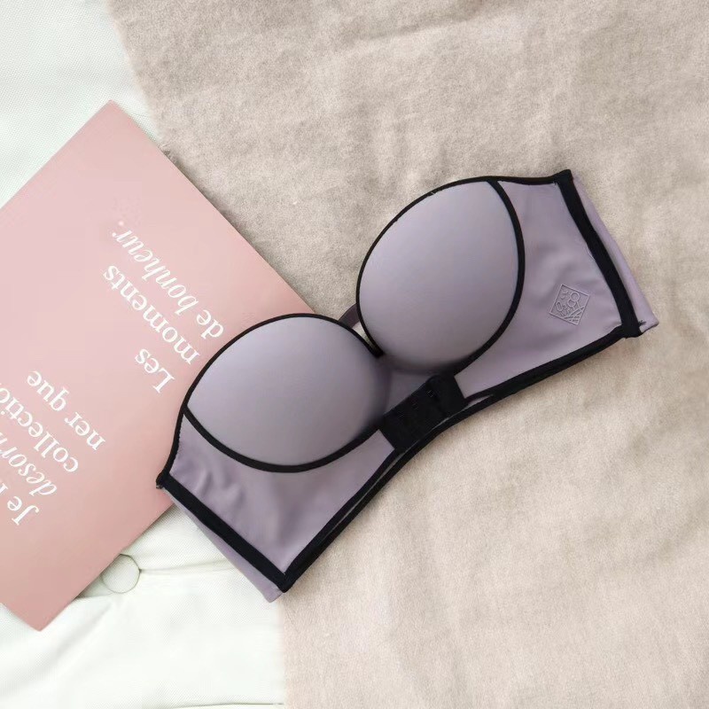 Áo Lót Nữ - Áo Ngực Nữ Đúc Su Cup Ngực viền đen nâng vòng 1 gợi cảm DAN STORE MÃ  AL24