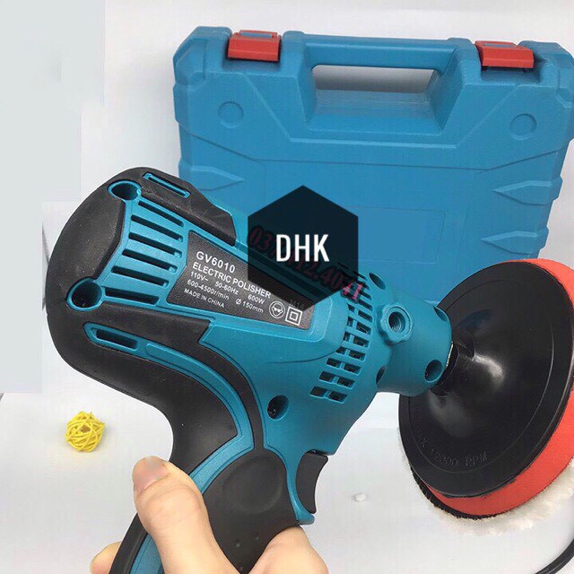 [VIDEO THẬT] Máy đánh bóng ô tô MAKITA GV6010 6 cấp độ - Máy đánh bóng ô tô, xe máy Mini