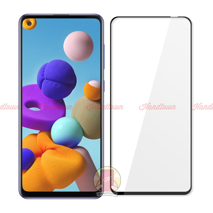 Cường Lực Full Màn Đen Dành cho Samsung Galaxy A21S / Galaxy M01