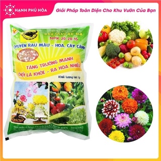Phân bón npk bình điền - đầu trâu 3 màu - mk 20 20 15 - chuyên rau màu, hoa, cây cảnh