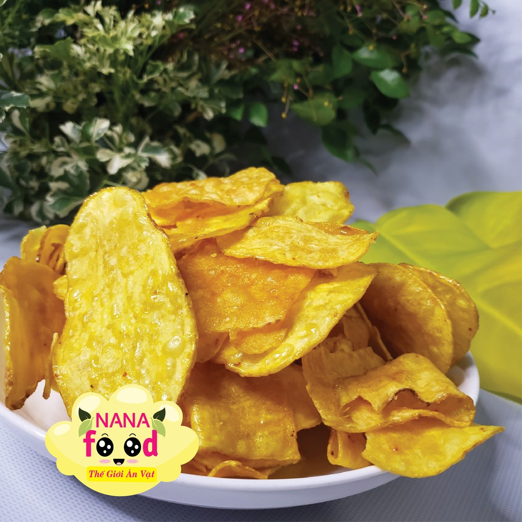 Khoai lang sấy mật ong, khoai lang sấy NaNaFood túi 500gr - thơm ngon ròn rụm - đặc sản Đà Lạt