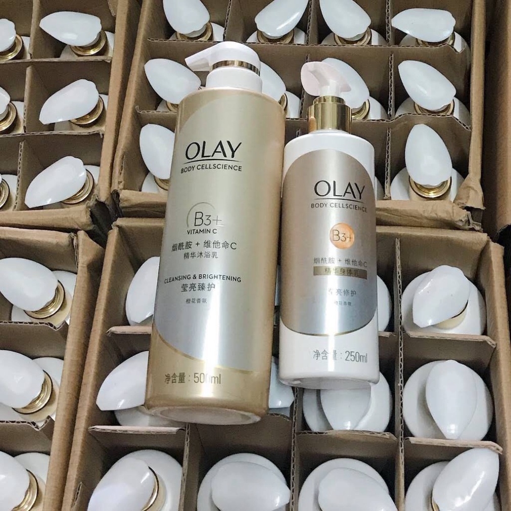 Sữa tắm dưỡng trắng Olay B3 retinol, b3 vitamin C( 500ml)