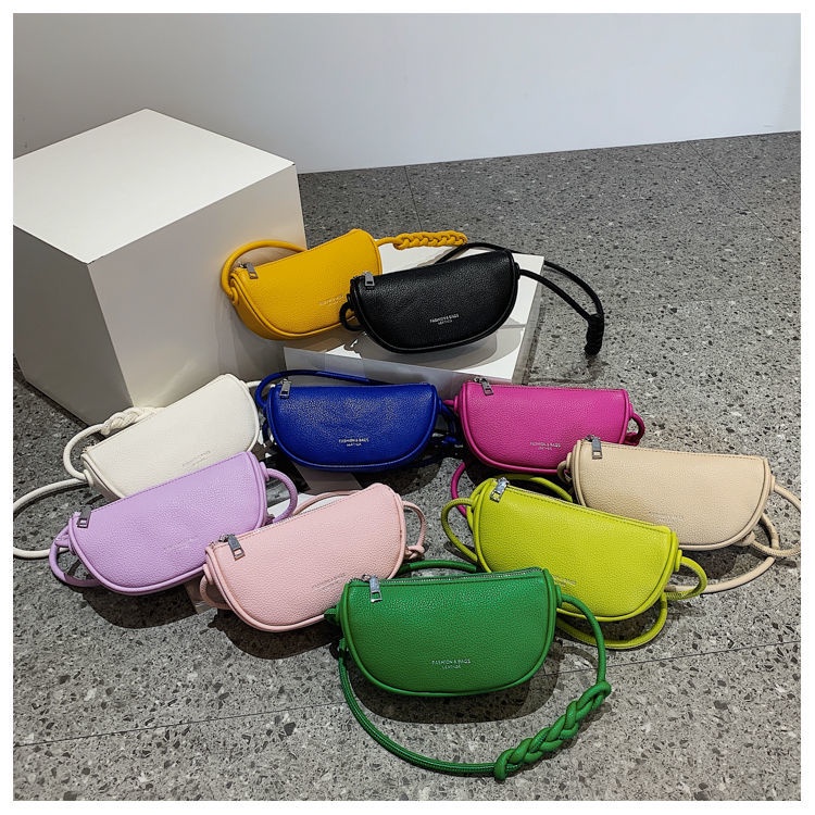 Túi Đeo Chéo Mini Màu Sắc Ngọt Ngào Phong Cách Phương Tây Cho Nữ Với 10 Kiểu Lựa Chọn