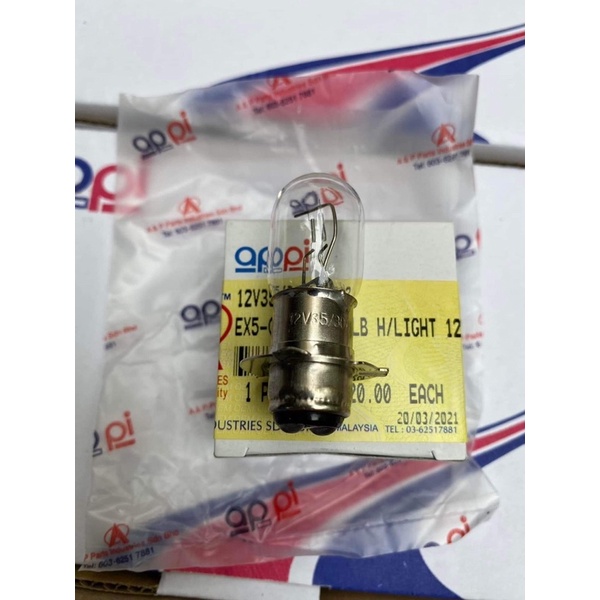 Bóng Đèn Pha Chính Hãng Appi Chân Nhỏ Gắn Dream/Wave/Exciter