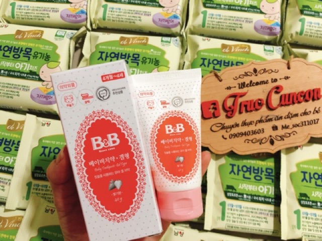 Kem đánh răng B&B Oral Clean Gel 40g