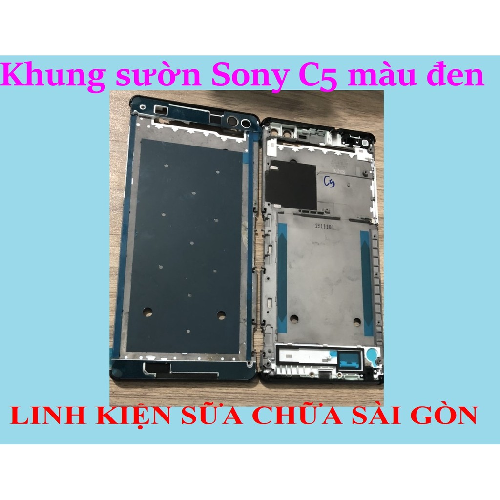 Khung sườn Sony C5 màu đen