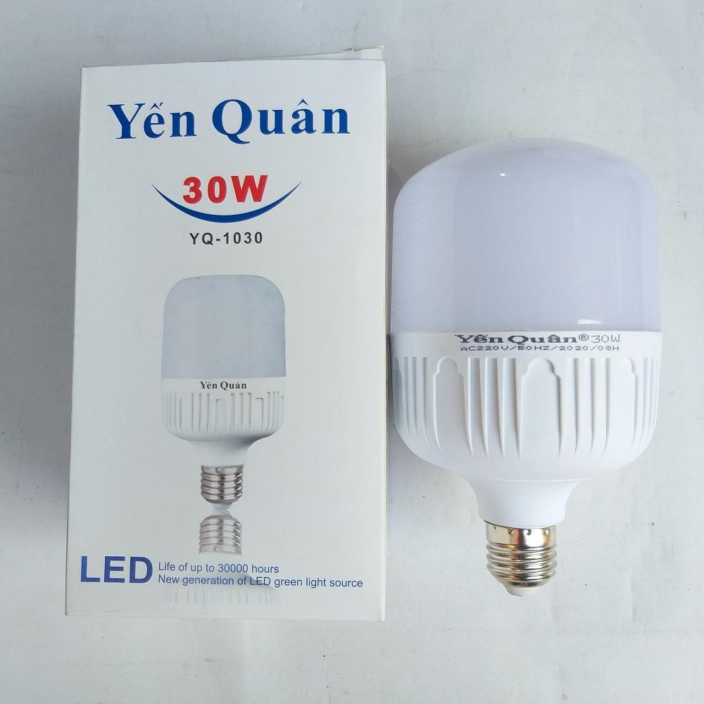 BÓNG ĐÈN LED BULB TRỤ  50W 65W YẾN QUÂN TIẾT KIỆM ĐIỆN,ÁNG SÁNG TRẮNG