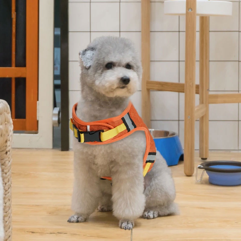 Áo Sát Nách Siêu Bền Cho Cún Cưng&amp;Áo Vest Có Dây Dắt Thú Cưng Đi Dạo Bằng Vải Lanh