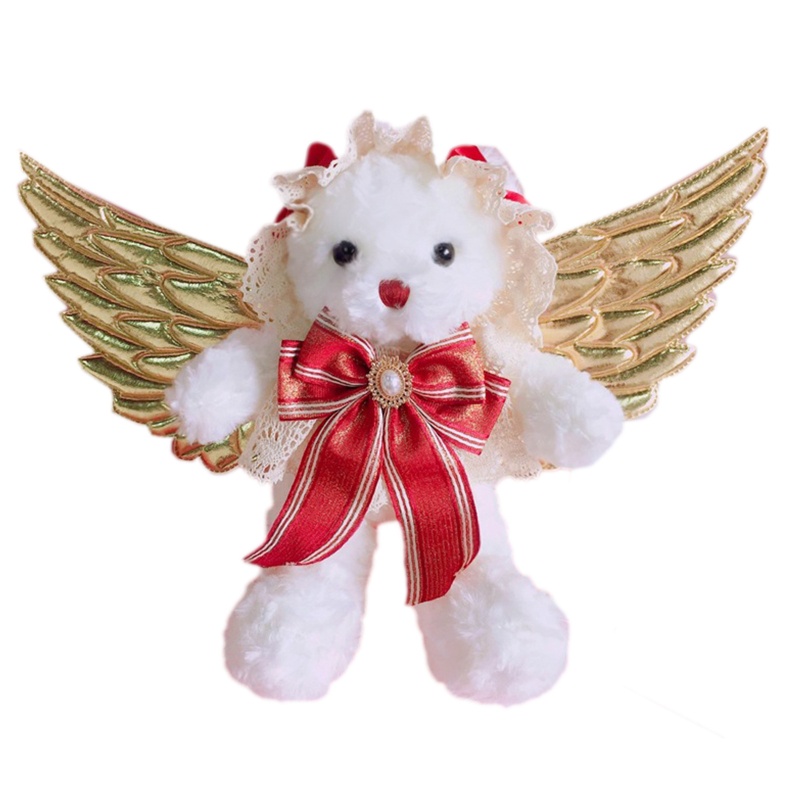 Túi Đeo Chéo Vai Hình Gấu Bông Với Đôi Cánh Thiên Thần Dành Cho Nữ