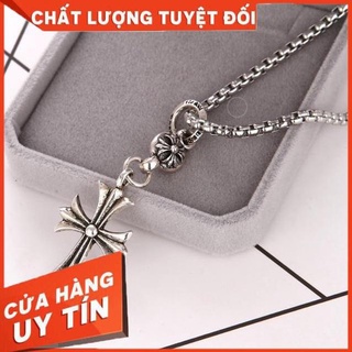 Dây chuyền chrome heart chữ thập hợp kim titan cao cấp - Chrome Heart Store