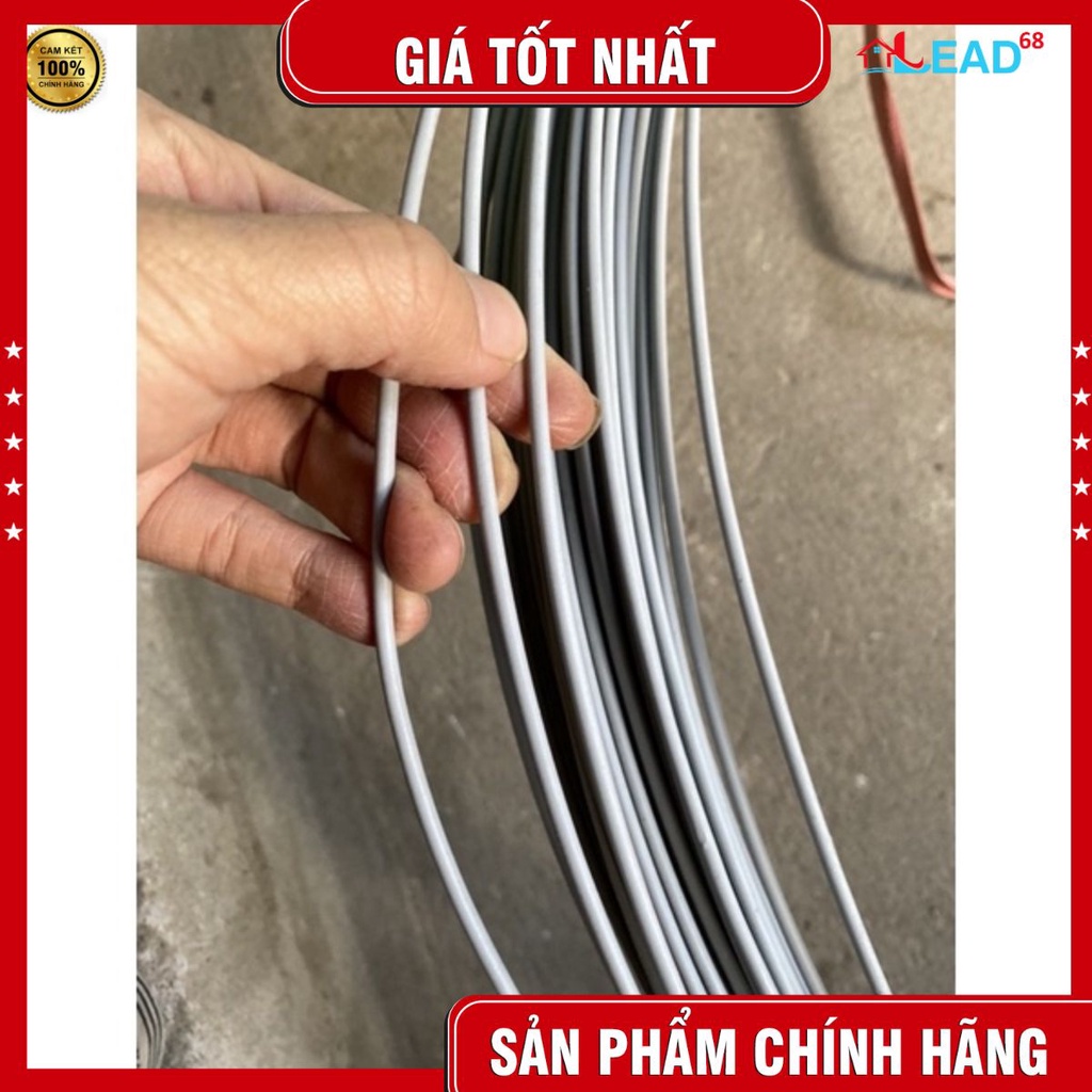 Dây thép bọc nhựa trắng 3li làm dây phơi ,giàn leo...