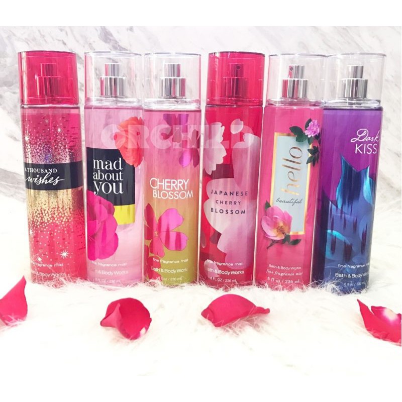 Xịt Thơm Toàn Thân Bath Body Works Japanese Cherry Blossom Fine Fragrance Mist 236ml