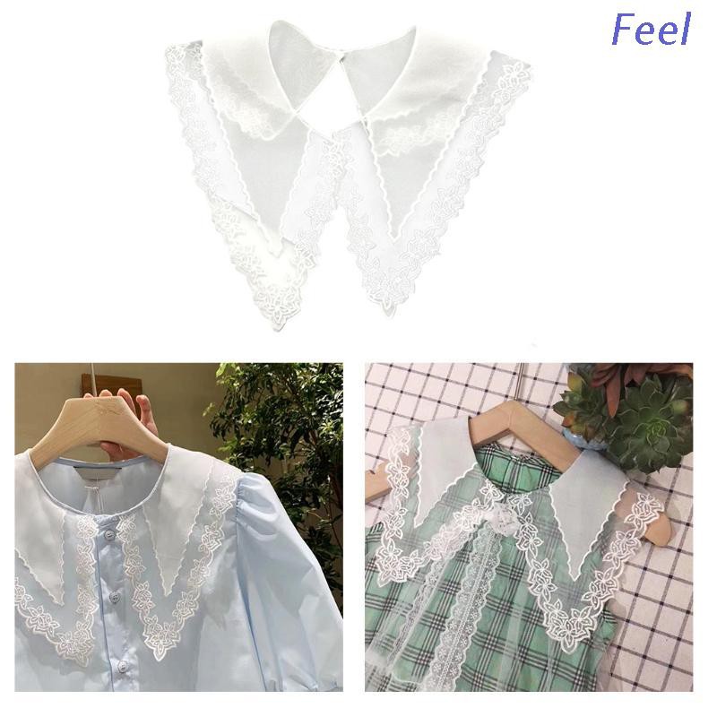 Miếng Ren Thêu Cổ Áo Thời Trang Nữ Tính