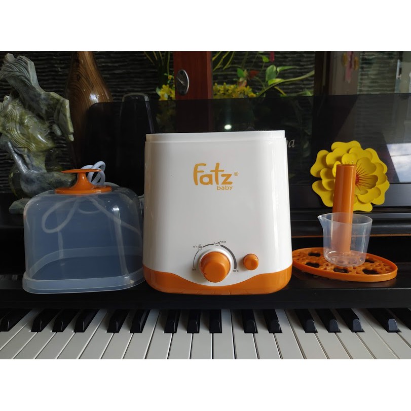 Máy Hâm, Tiệt Trùng Bình Sữa 2 Bình Cổ Rộng Fatz Baby FB3012SL