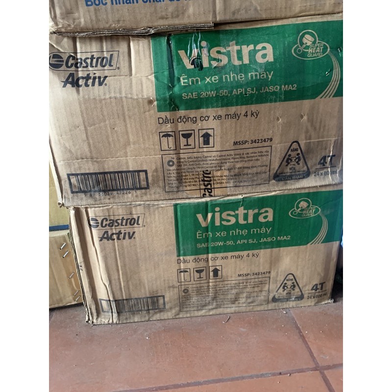 Dầu nhớt vista castrol 0.8