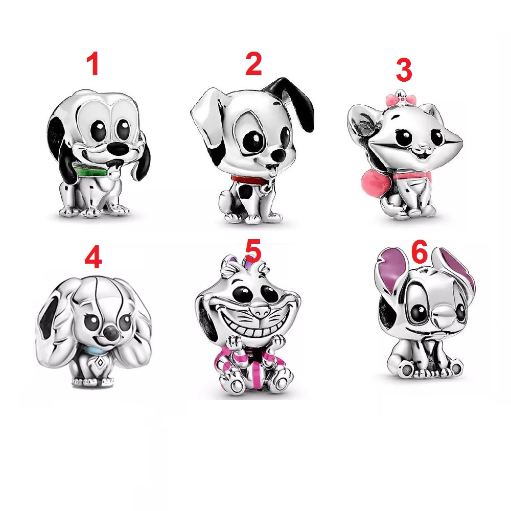 Charm Cún xinh xắn- Mã sản phẩm VENUSCV01- Trang sức Bạc Venus