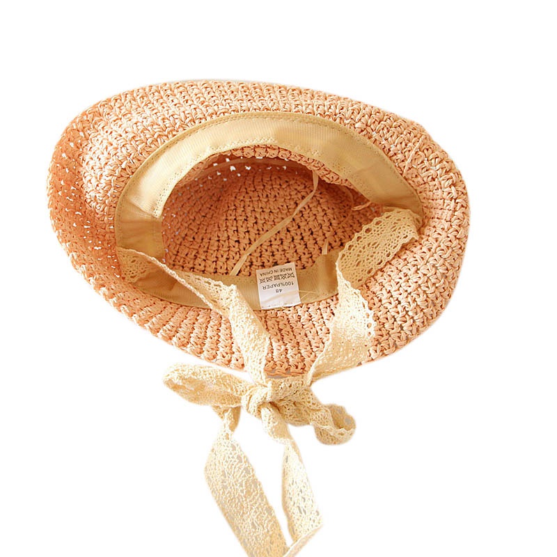 Mũ Rơm Chống Nắng Thoáng Khí Dễ Thương Dành Cho Bé Gái