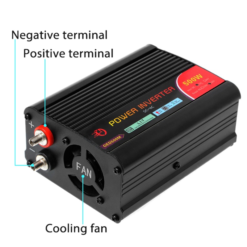 Bộ Chuyển Đổi Nguồn Điện DC 12 Sang AC 220V Cho Xe Hơi