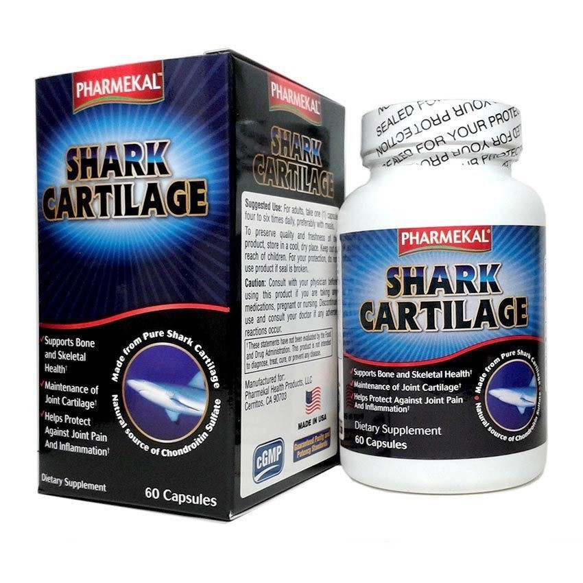 Viên Uống Sụn Cá Mập Pharmekal Shark Cartilage 60 Viên/Hộp