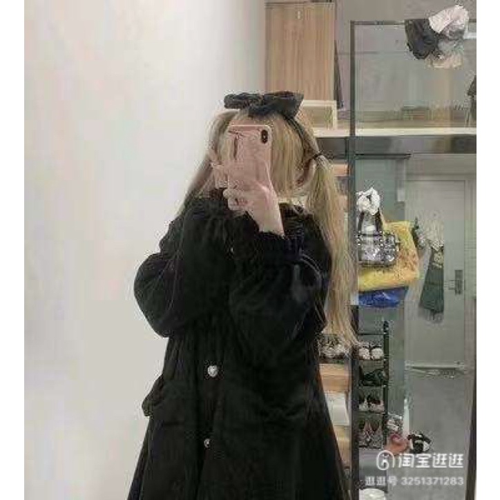 Áo Khoác Dạ Ulzzang Siêu Xinh Lolita - Kèm ảnh thật