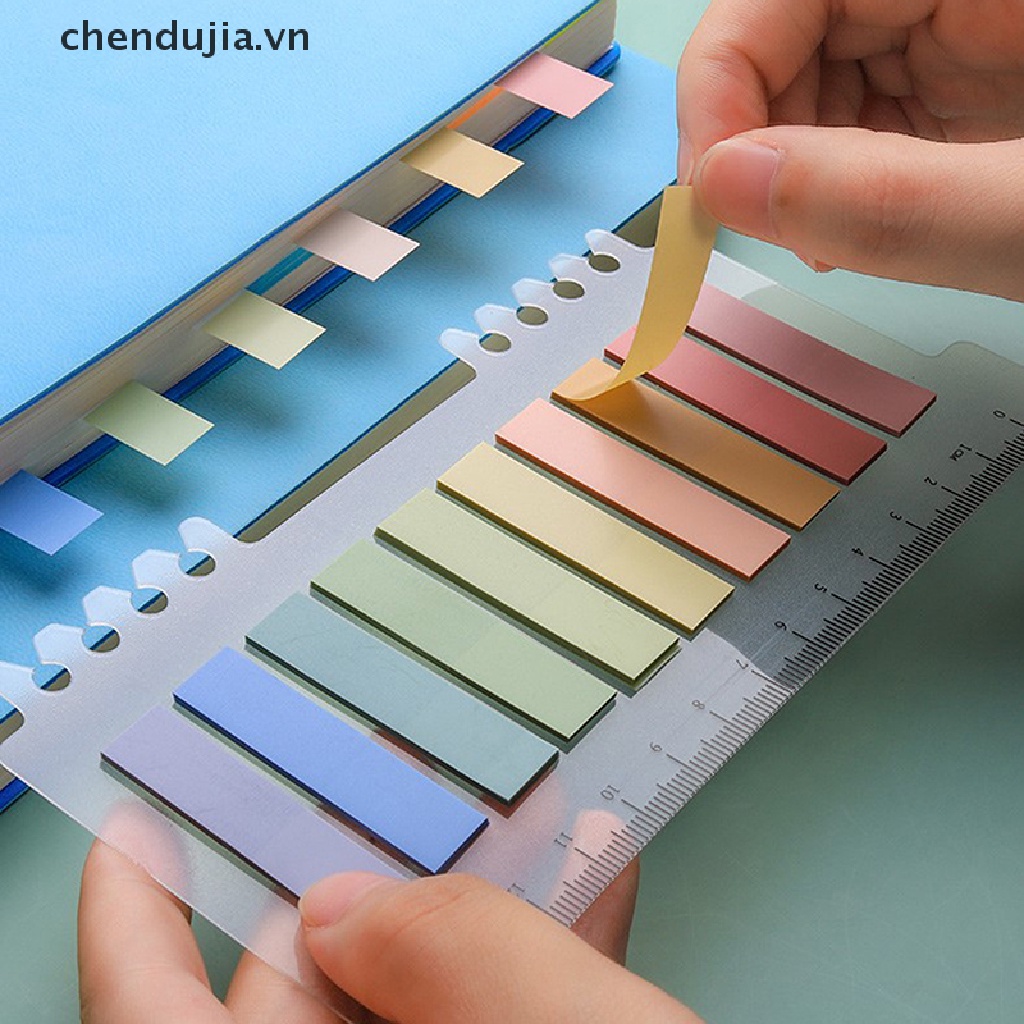 Set 200 tấm giấy dán ghi chú nhiều màu sắc xinh xắn dễ thương