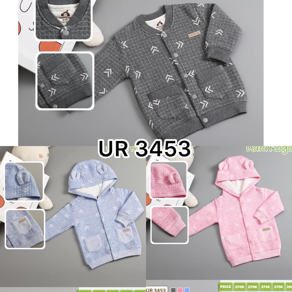 Áo khoác trần bông mũi tên UalaRogo ur3453