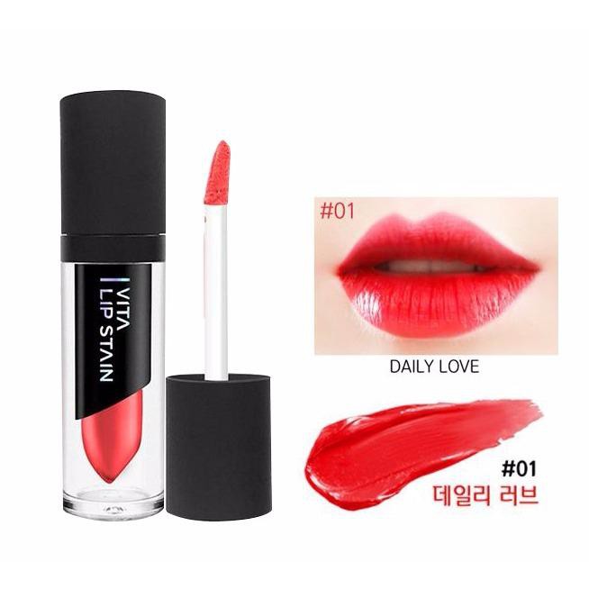 Son kem lì, mịm và nhẹ môi Agapan Vita Lip Stain NPP Shoptido