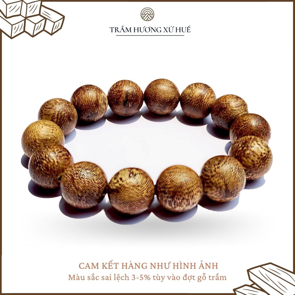 Vòng Tay Phong Thủy - Vòng Tay Trầm Hương Tự Nhiên 100% Dành Cho Nam và Nữ Thời Trang