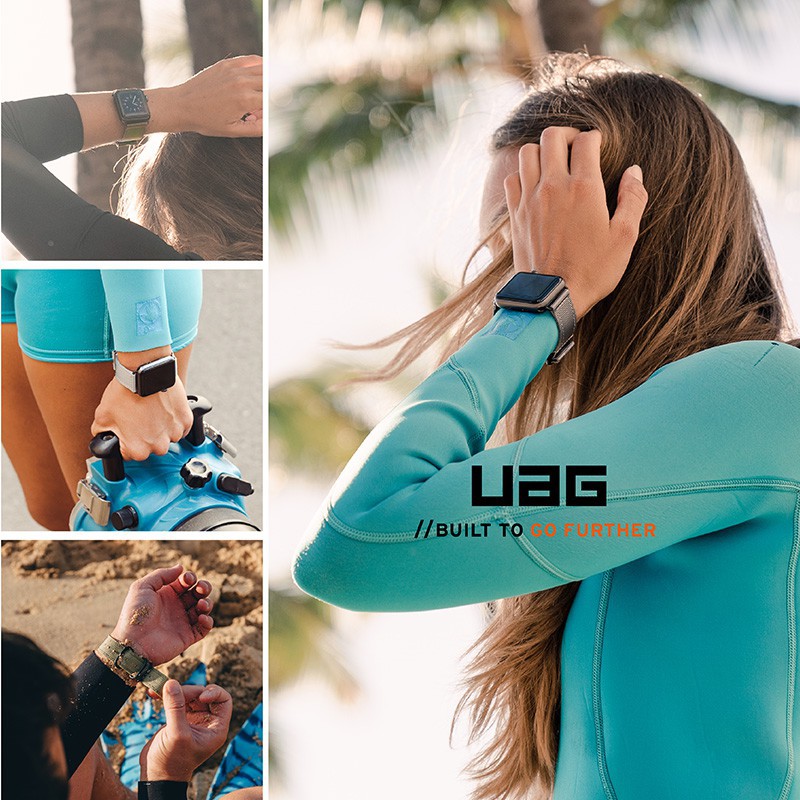 Dây đeo nylon UAG nhiều màu tùy chọn thích hợp cho Apple Watch 7 6 5 4 3 2 1 45mm/41mm 44mm / 42mm / 40mm / 38mm