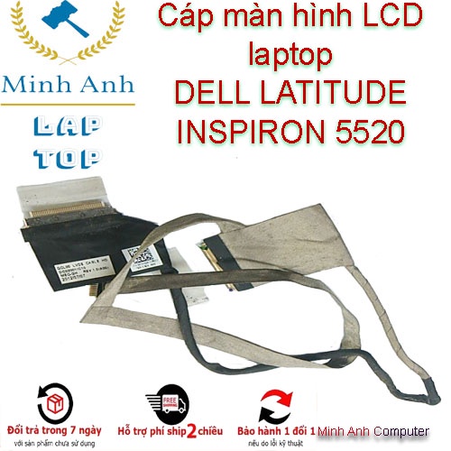 Cáp màn hình LCD laptop DELL LATITUDE INSPIRON 5520