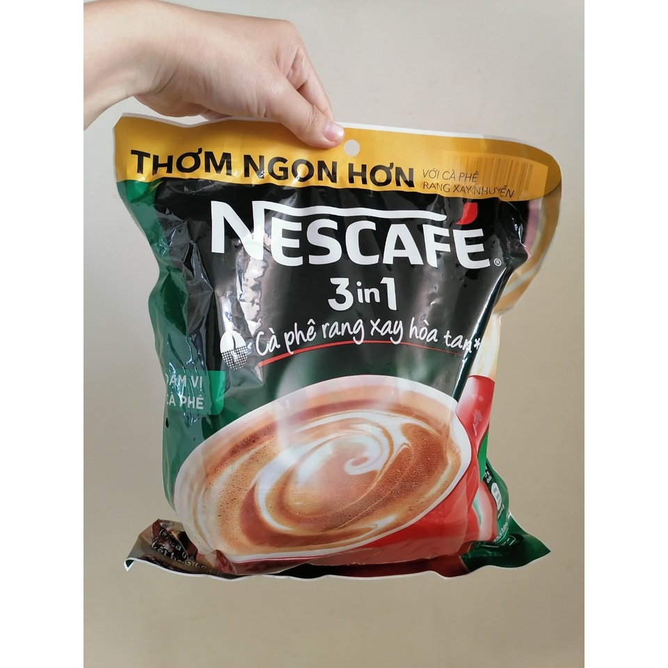 NESCAFE 3in1 RANG XAY ĐẬM VỊ CÀ PHÊ Túi 46 gói x17g