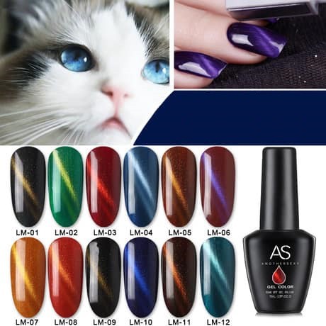 Sơn Gel AS| Mã LM | Mắt mèo 3D
