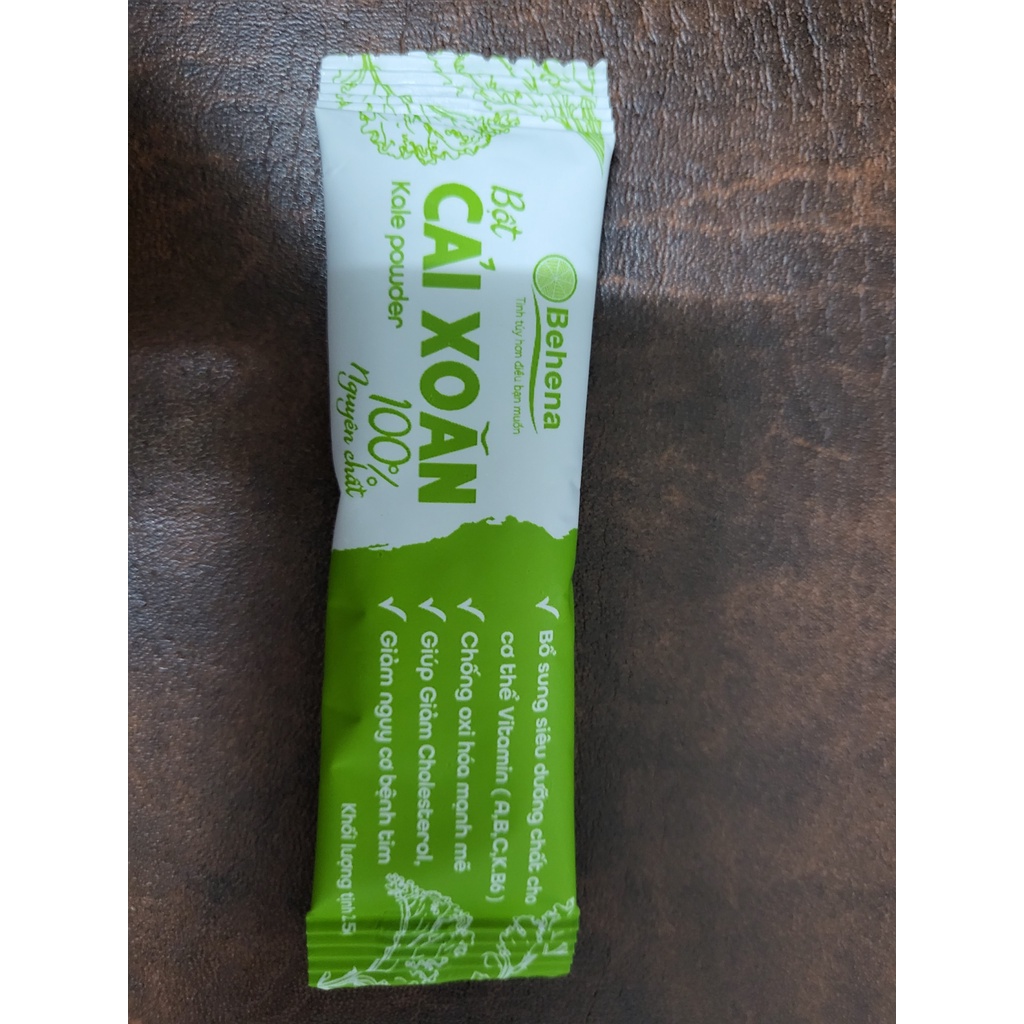 Bột rau củ 100% nguyên chất sấy lạnh BEHENA (gói 2.5g) nghiền trên cối đá theo công nghệ Nhật Bản