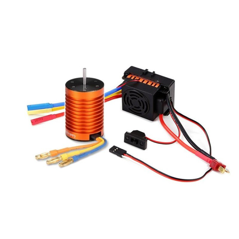[hcm] Bộ Điều Tốc Không Chổi Than 9T 4370KV 60A ESC Cho Xe Hơi Điều Khiển Từ Xa rc  loại tốt