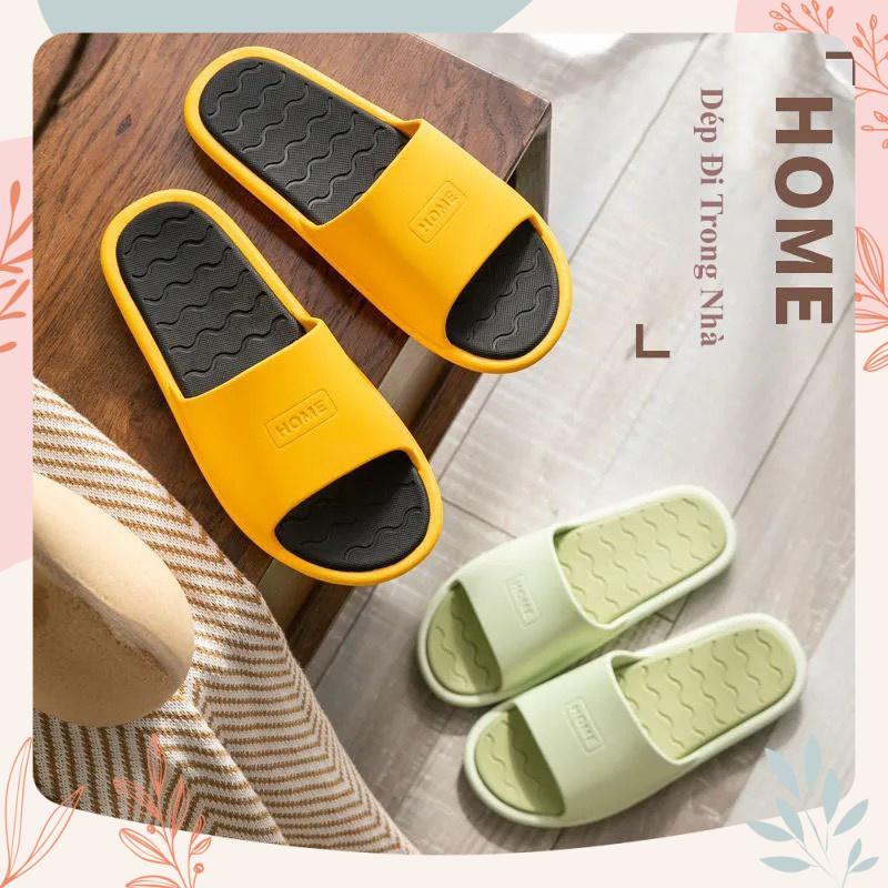Dép Văn Phòng Quai Ngang Home Cao Su,Dép Đi Trong Nhà Chống Trượt Cao Cấp DP03