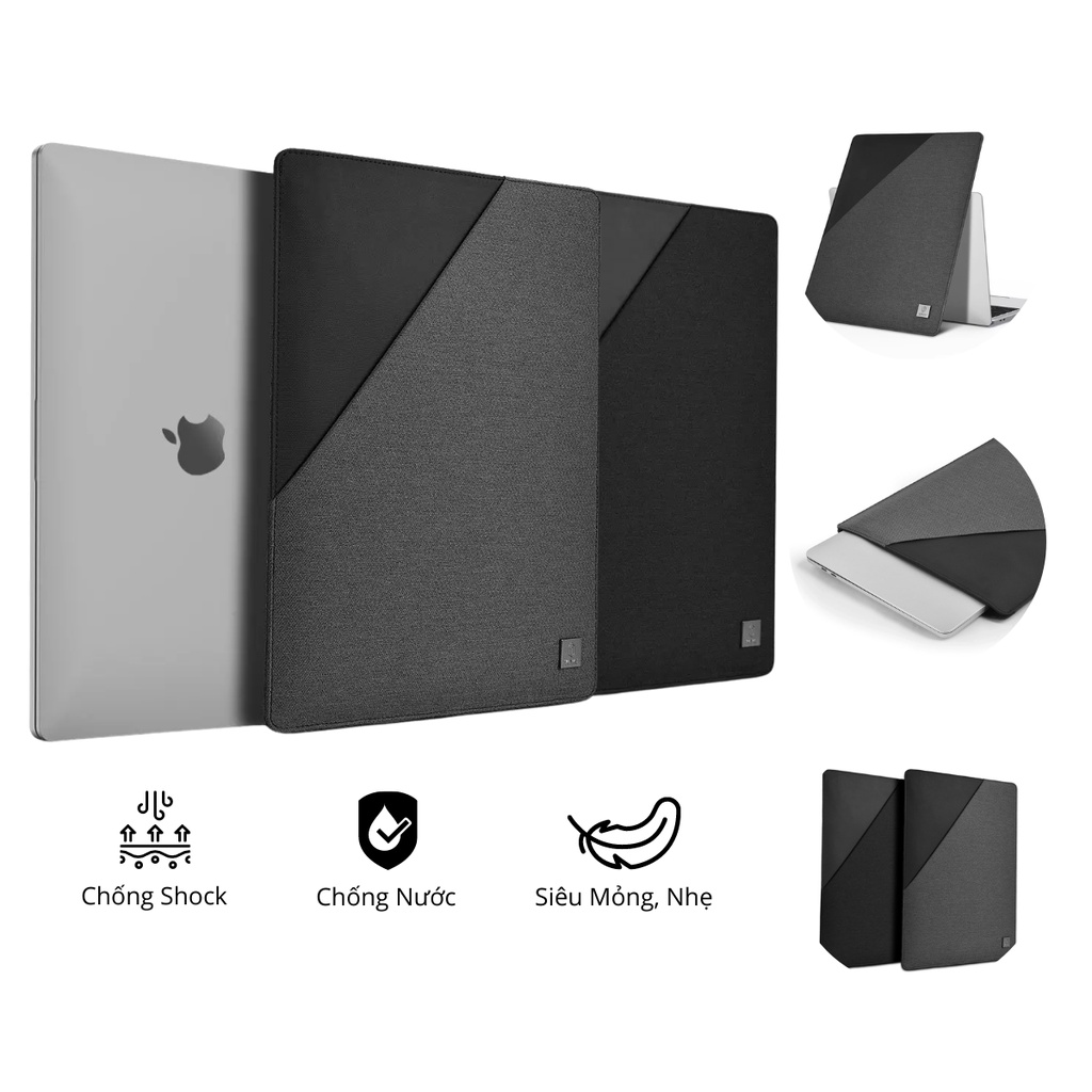 Túi Chống Shock, Chống Nước Macbook WIWU Blade Sleeve Siêu Mỏng