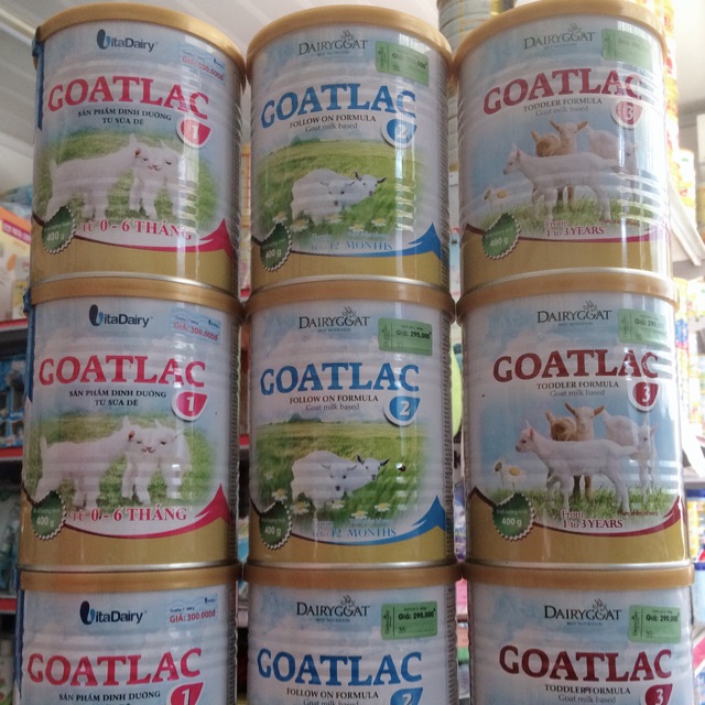 SỮA DÊ GOATLAC 1/2/3 - 400GAM