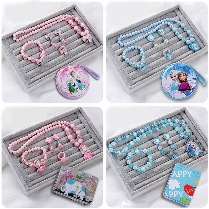Hộp Quà Tặng Trang Sức Công Chúa Frozen Cho Bé Gái Rm7.7