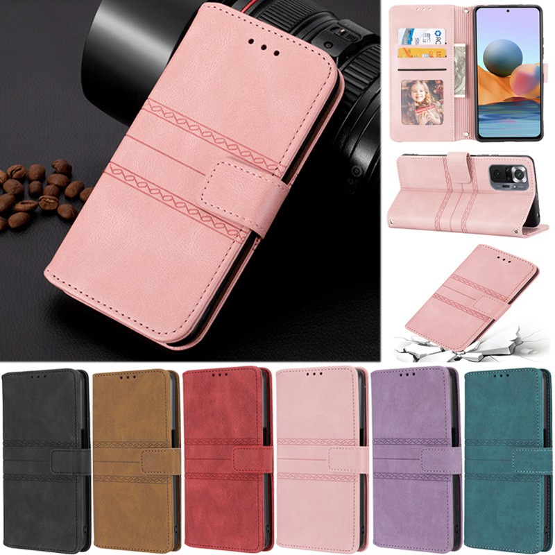 Ốp Điện Thoại Da PU Mặt Nhám Từ Tính Cho Oppo A55 5G Reno6 Pro+ 5G Reno6 5G Realme C21 Realme 8 Pro Realme Q3 Pro 5G