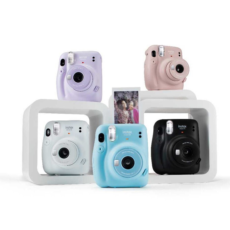 Máy ảnh chụp lấy ngay Fujifilm Instax Mini 11 | Chính Hãng | Tặng kèm một hộp Film & 10 Tấm Skin Dán Viền