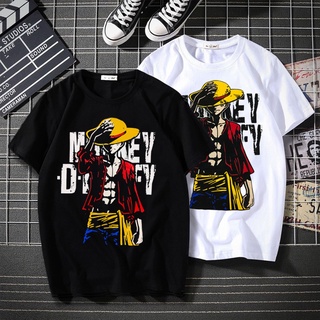 ⚡️áo thun one piece⚡️áo thun in hình monkey d luffy vua hải tặc trắng và đen cực đẹp