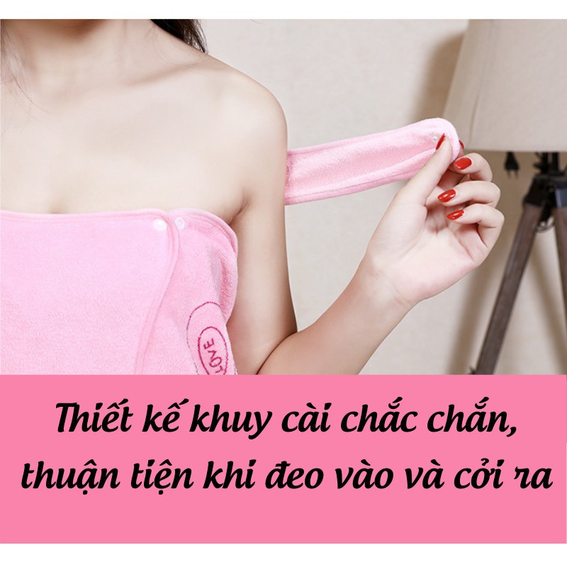 Khăn Tắm, Khăn Tắm 2 In 1 Có Thể Làm Áo Choàng Tắm Tiện Dụng Họa Tiết Đáng Yêu moDA.h