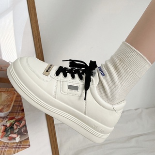 💗Giày Sneaker Giày Nữ Giày Trắng💗 Giày Thể Thao Mũi Tròn Dễ Thương Thời Trang Cho Nữ