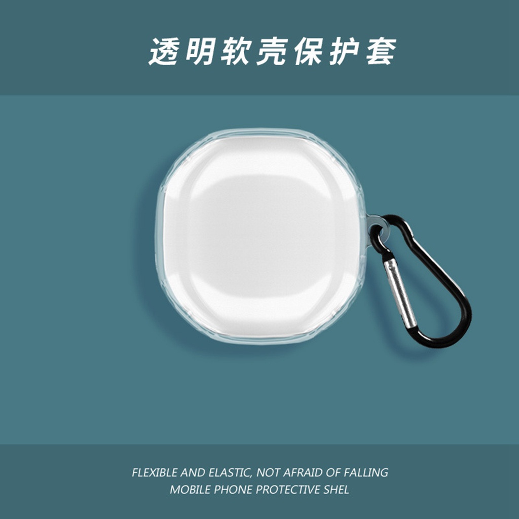 Vỏ Bọc Hộp Sạc Tai Nghe baseus wm01 wm02 Bằng tpu Mềm Trong Suốt Chống Sốc Chống Thất Lạc Có Khóa Cài