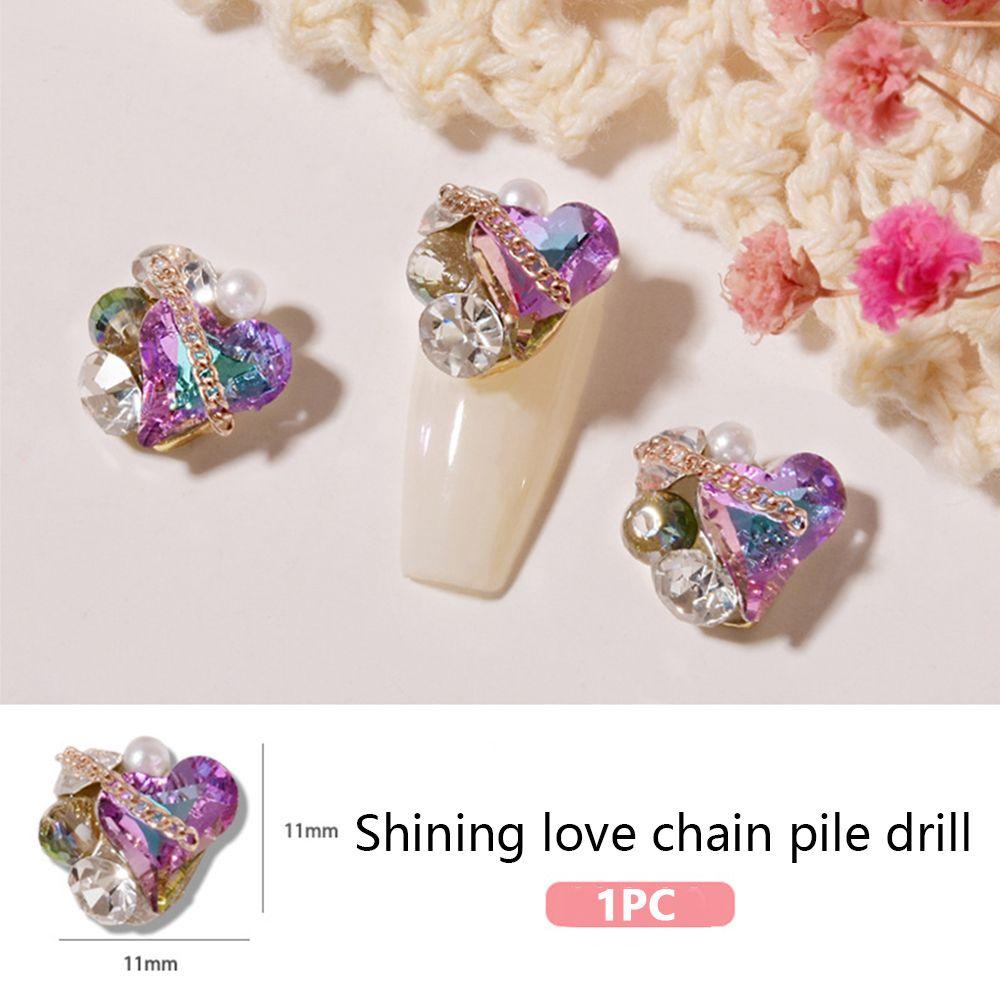 CACTU Hạt Đá 3D Lấp Lánh Đính Móng Nghệ Thuật