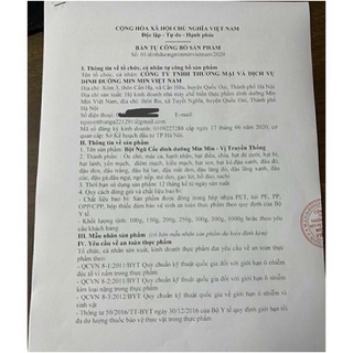 Bột ngũ cốc dinh dưỡng MINMIN