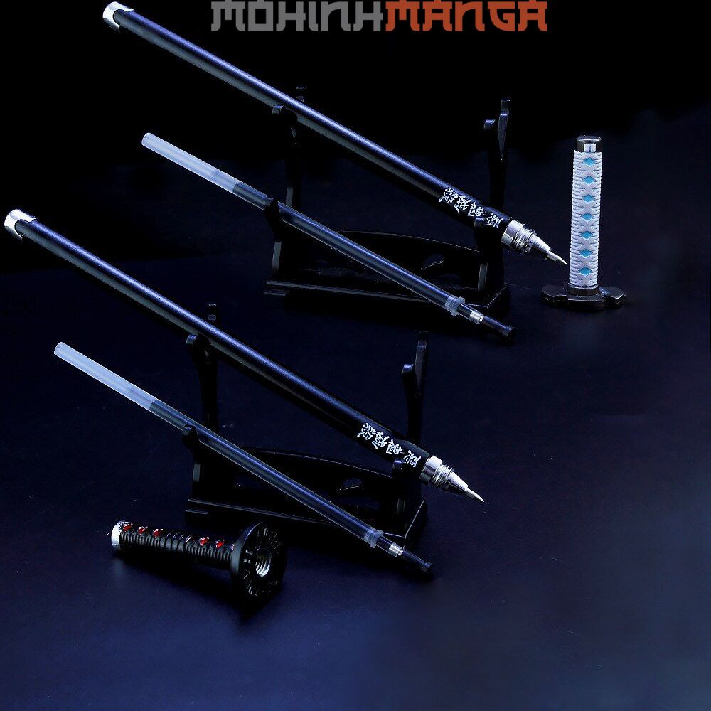 Bút viết mực hình kiếm Tanjiro Kamado V2 Kimetsu No Yaiba Thanh gươm diệt quỷ cứu nhân Demon Slayer Nezuko Zenitsu Giyuu