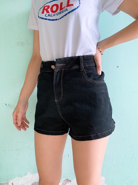 [60kg~95kg] QUẦN SHORT JEAN BIG SIZE ĐEN 2667